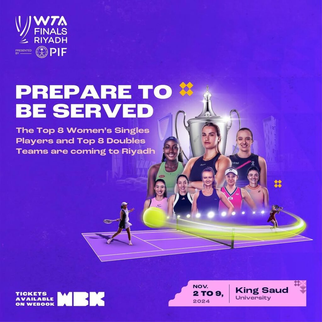 WTA Finals Riyadh 2025: Dates, Format & Players WTA Finals Riyadh 2025