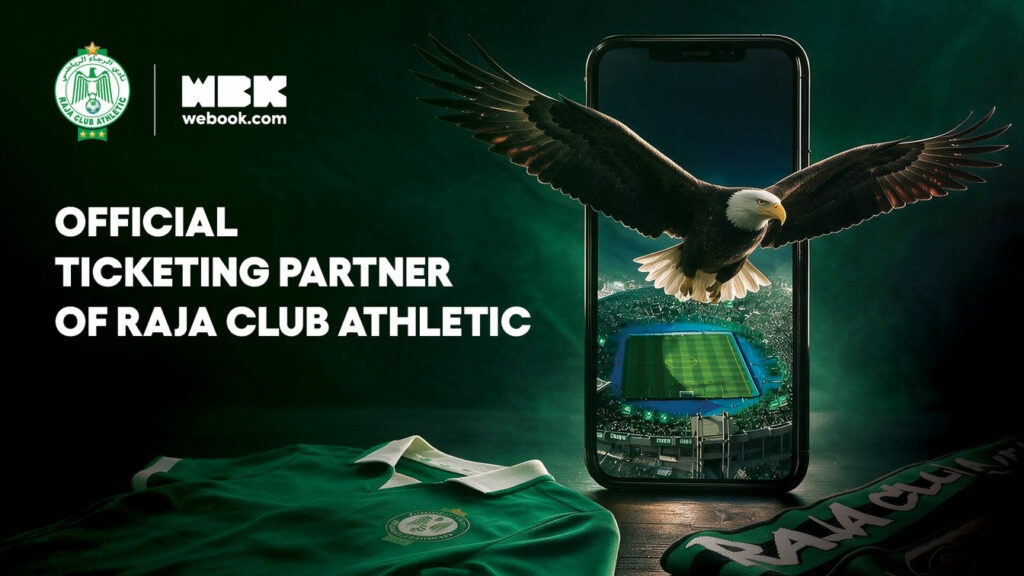 Raja Club Athletic ticketing partner webook.com
