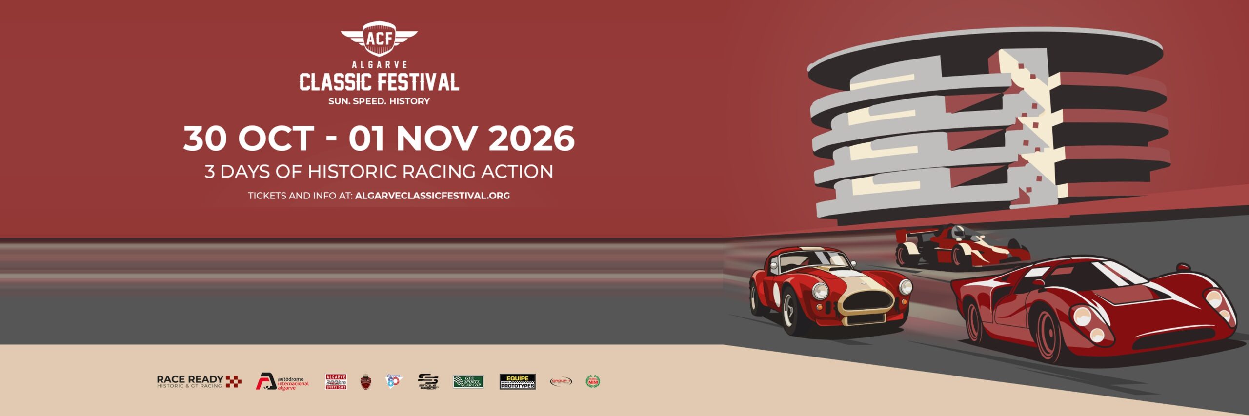 Algarve Classic Festival 2026 en Portimão: fechas, categorías y entradas (30 de octubre – 1 de noviembre) webook.com Blog Coches de carreras históricos en el Algarve Classic Festival 2026 en Portimão