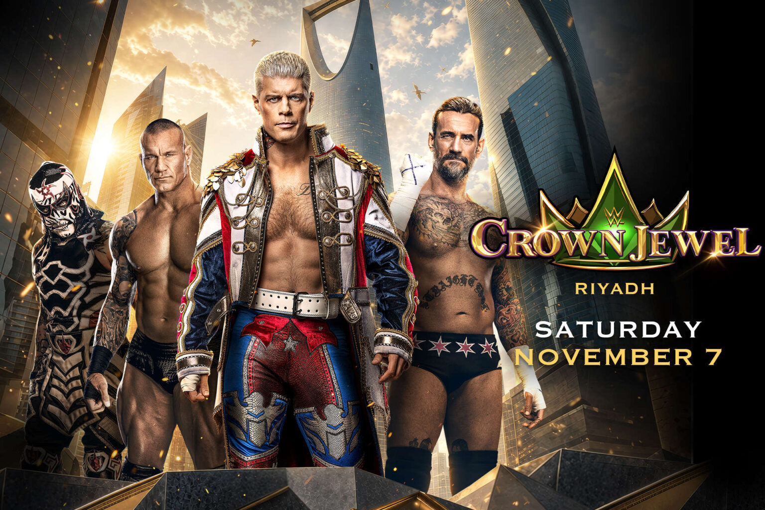 Biglietti WWE Crown Jewel 2026 a Riyadh, sabato 7 novembre al Riyadh Season Stadium del KAFD