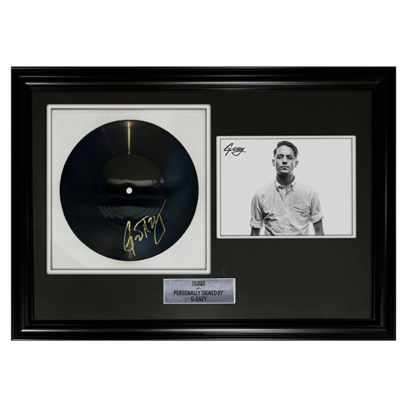 أسطوانة فينيل مؤطرة موقعة يدوياً من G-Eazy