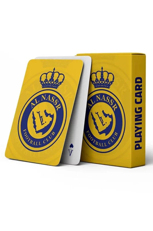 ورق لعب بشعار النصر