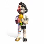 Messi Maradona Dual GOAT Statue by Funny Models Club
