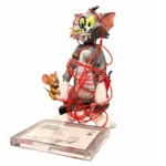 Tom and Jerry Intersectional Art Statue by Pat Lee