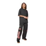 ⁦تيشيرت Formula 1 قصّة واسعة (Oversized) بطبعة مموهة لون أسود⁩ - الصورة ⁦7⁩