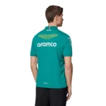 Aston Martin Aramco Formula 1 Men’s Team Polo Shirt 2025 - Image 2