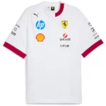 تيشيرت Scuderia Ferrari درايفرز أوفرسايز - قطن 100٪ - إصدار 2025