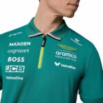 Aston Martin Aramco Formula 1 Men’s Team Polo Shirt 2025 - Image 3