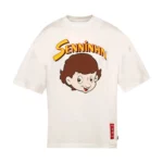 تيشيرت Ayrton Senna Senninha قطن ثقيل بقصة واسعة (Oversized) لمحبي رياضة المحركات