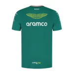 ⁦تيشيرت فريق Aston Martin Aramco F1 الرجالي الرسمي لموسم 2025⁩ - الصورة ⁦2⁩