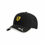 ⁦قبعة Scuderia Ferrari F1 كلاسيك 2025 باللون الأسود من PUMA - سناب باك (سير خلفي قابل للتعديل)⁩ - الصورة ⁦4⁩