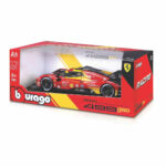 ⁦مجسم سيارة Ferrari 499P بطل سباق لو مان 2024 رقم 50 - إصدار جامعي Die-Cast مقاس 1:18⁩ - الصورة ⁦8⁩