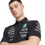 Mercedes-AMG Petronas F1 Men’s Polo Shirt - Image 5