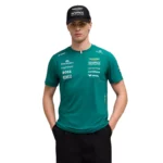 ⁦تيشيرت فريق Aston Martin F1 الرسمي للجنسين - إصدار عام 2026⁩ - الصورة ⁦3⁩