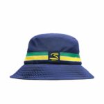 Ayrton Senna Stripe Bucket Hat