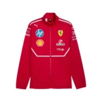 ⁦جاكيت سوفتشيل فريق فيراري 2025 من PUMA x Scuderia Ferrari - الإصدار الرسمي لسباقات F1⁩ - الصورة ⁦3⁩