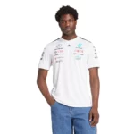 ⁦تيشيرت مرسيدس AMG F1 قطني للرجال بطبعة جرافيك السائق⁩ - الصورة ⁦2⁩