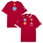 ⁦تيشيرت Scuderia Ferrari F1 2025 الرسمي للسائقين من PUMA | فضفاض (Oversized) | للجنسين⁩ - الصورة ⁦2⁩