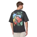 ⁦تيشيرت Formula 1 قصّة واسعة (Oversized) بطبعة مموهة لون أسود⁩ - الصورة ⁦6⁩