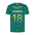 ⁦تيشيرت Aston Martin Aramco Formula 1 الرجالي - إصدار السائق لانس سترول 2025⁩ - الصورة ⁦2⁩